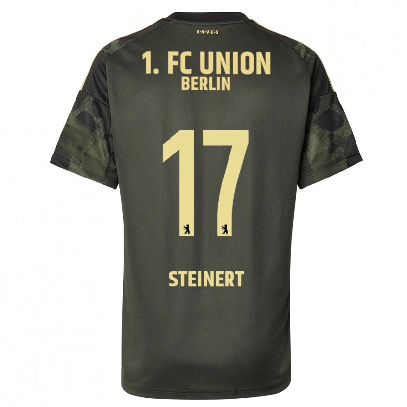 Danxen Niño Camiseta Judith Steinert #17 Verde Oscuro Negro 2ª Equipación 2025/26 La Camisa