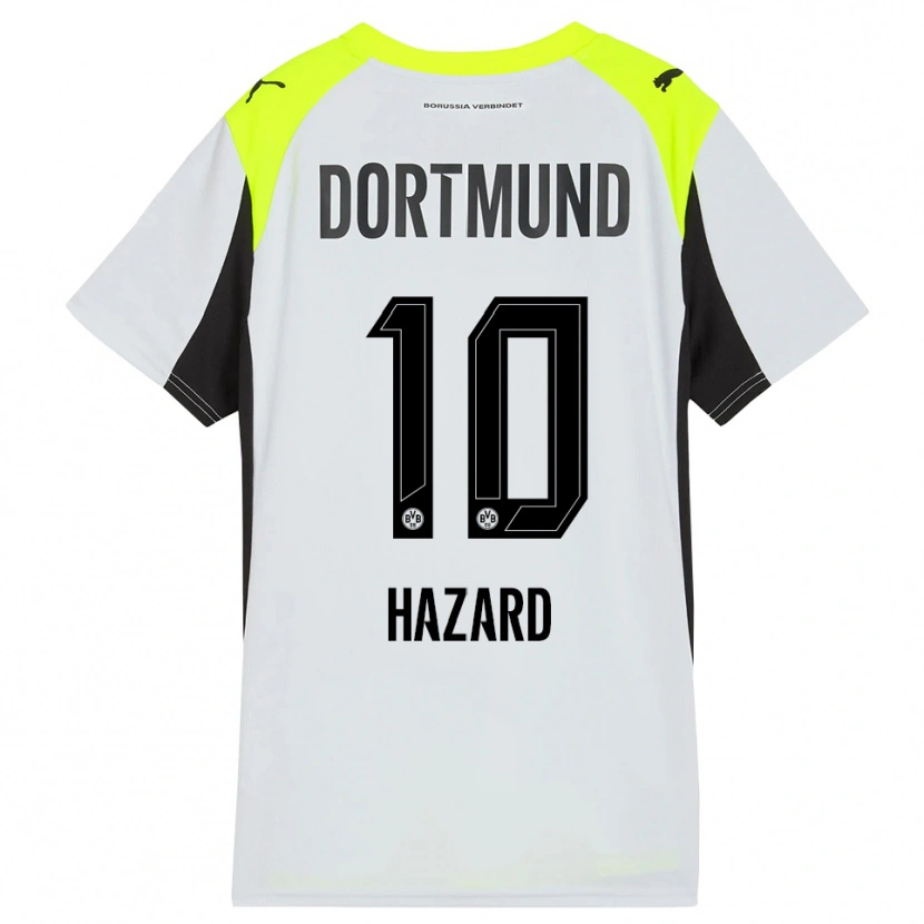Danxen Niño Camiseta Thorgan Hazard #10 Amarillo Fluorescente 2ª Equipación 2025/26 La Camisa