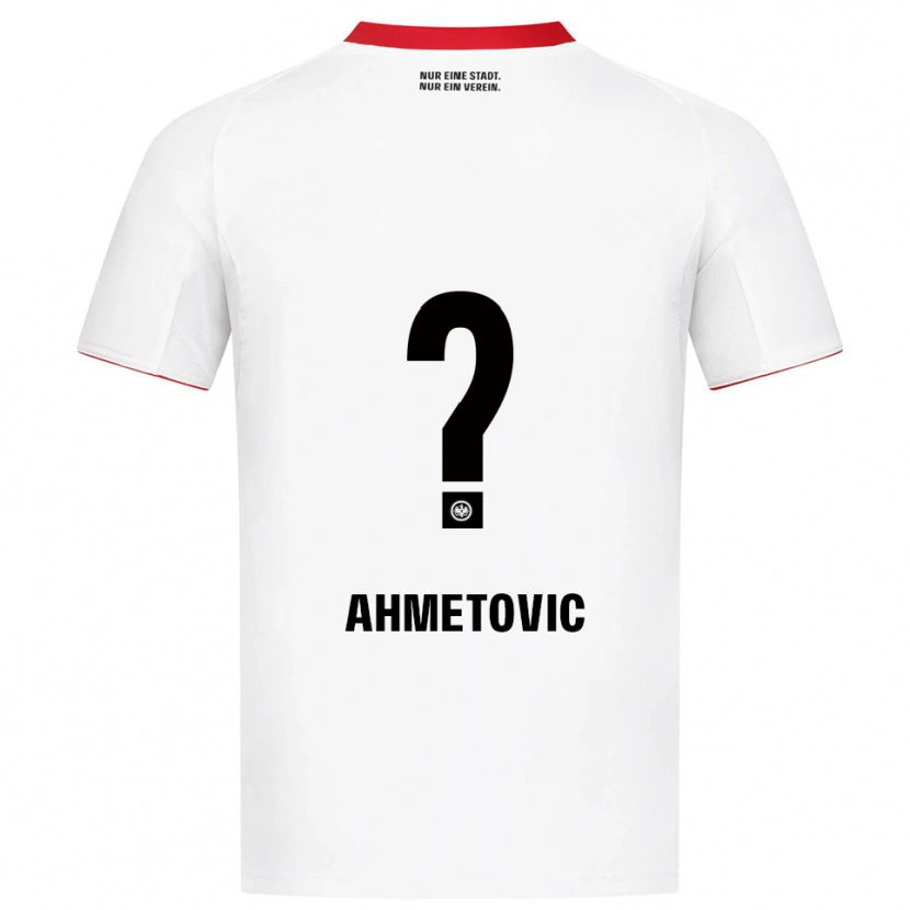 Danxen Niño Camiseta Marco Ahmetovic #0 Blanco Rojo 2ª Equipación 2025/26 La Camisa