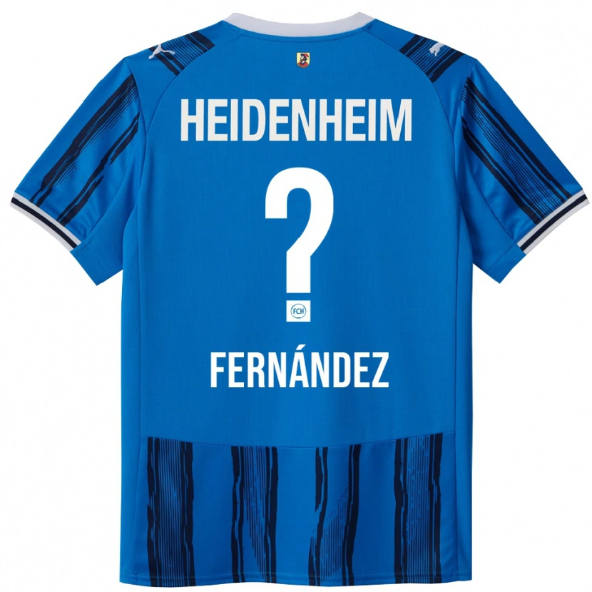 Danxen Niño Camiseta Leon Fernandez #0 Azul Marino 2ª Equipación 2025/26 La Camisa