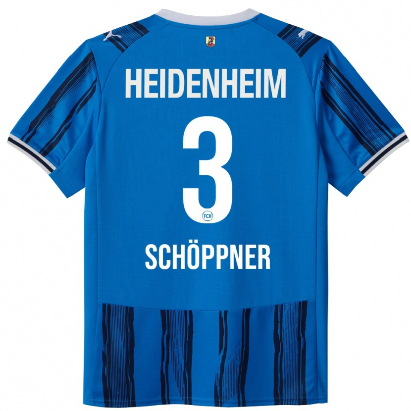 Danxen Niño Camiseta Jan Schöppner #3 Azul Marino 2ª Equipación 2025/26 La Camisa