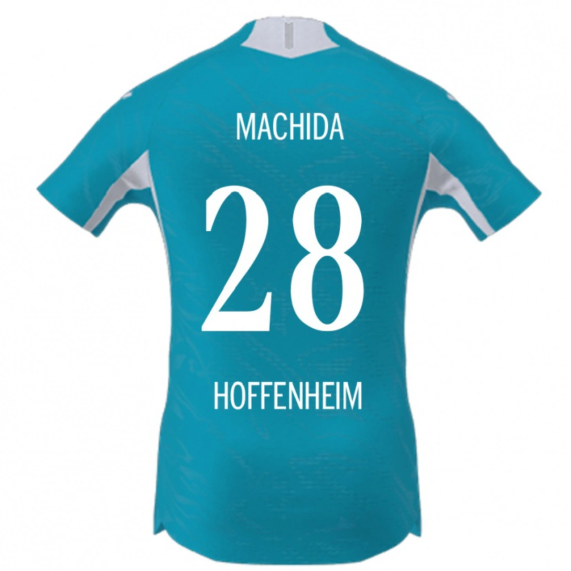Danxen Niño Camiseta Koki Machida #28 Azul Cielo 2ª Equipación 2025/26 La Camisa