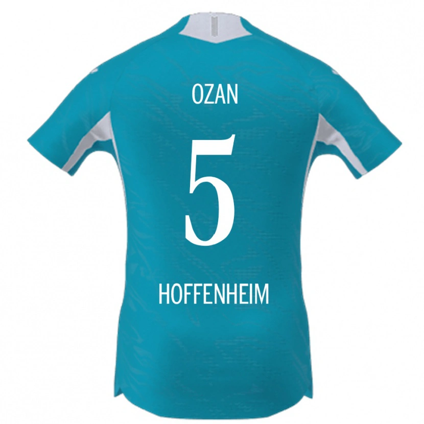 Danxen Niño Camiseta Ozan Kabak #5 Azul Cielo 2ª Equipación 2025/26 La Camisa