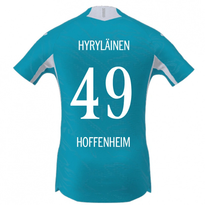 Danxen Niño Camiseta Luka Hyryläinen #49 Azul Cielo 2ª Equipación 2025/26 La Camisa