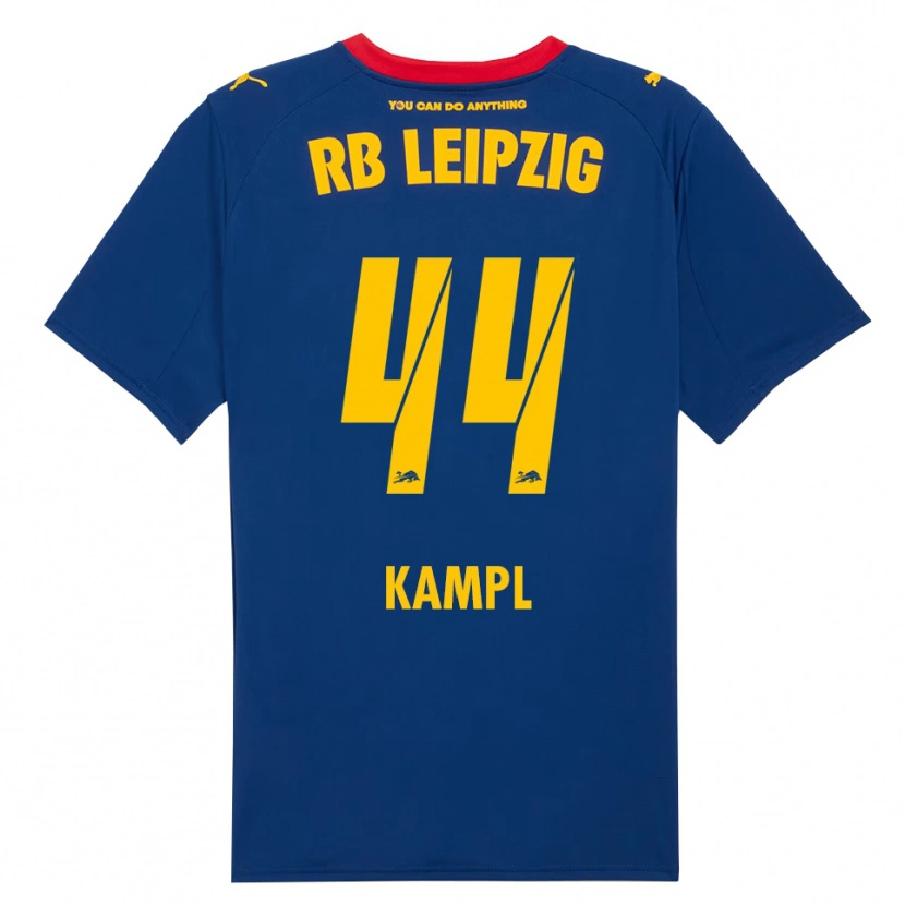 Danxen Niño Camiseta Kevin Kampl #44 Marino Rojo 2ª Equipación 2025/26 La Camisa