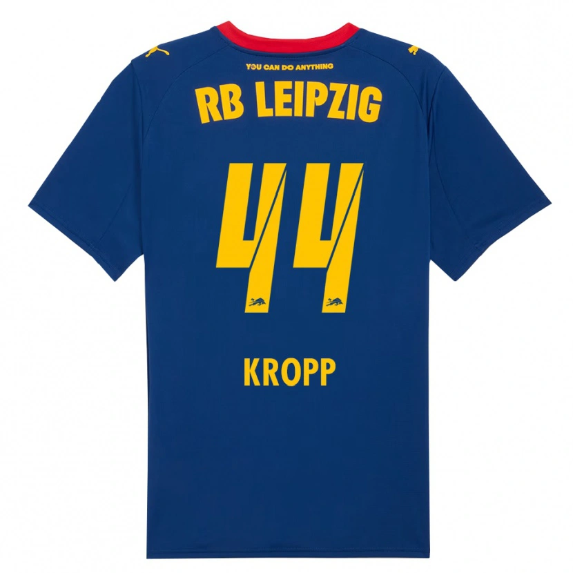 Danxen Niño Camiseta Mirja Kropp #44 Marino Rojo 2ª Equipación 2025/26 La Camisa