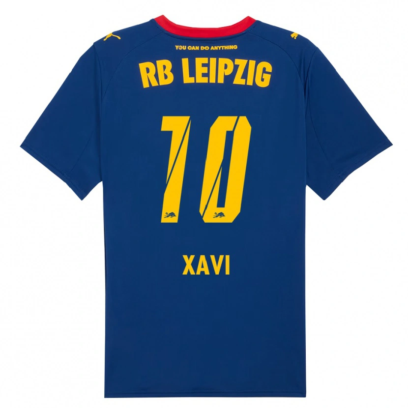 Danxen Niño Camiseta Xavi Simons #10 Marino Rojo 2ª Equipación 2025/26 La Camisa