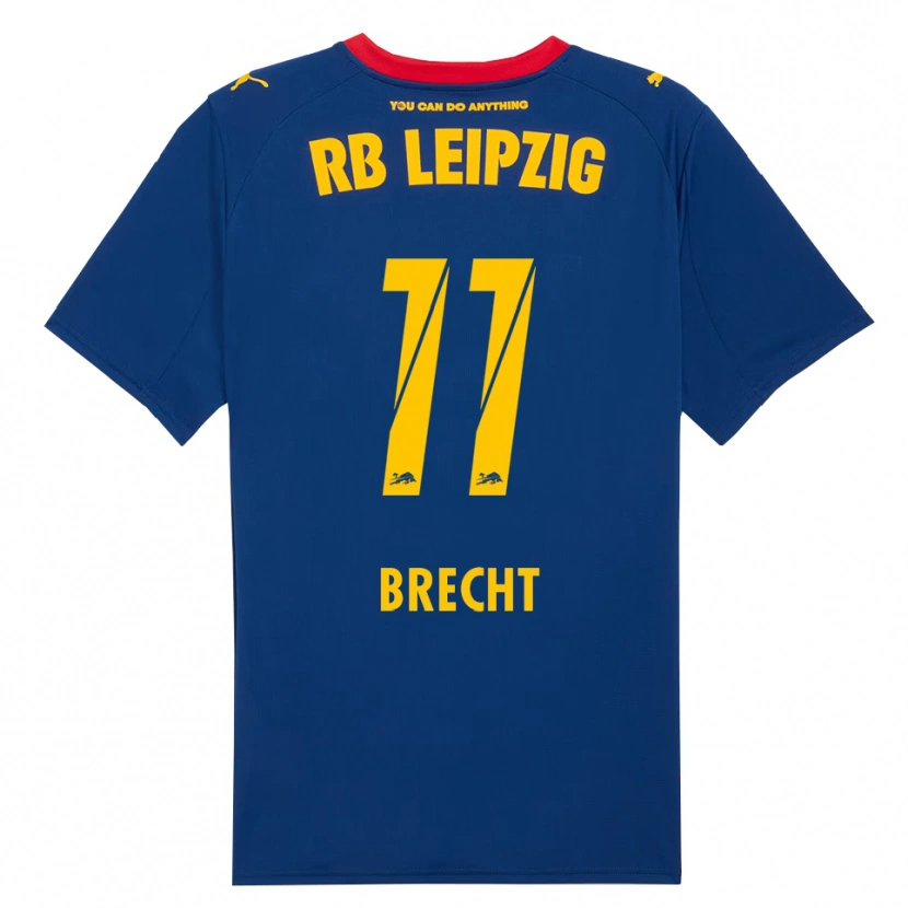 Danxen Niño Camiseta Barbara Brecht #11 Marino Rojo 2ª Equipación 2025/26 La Camisa