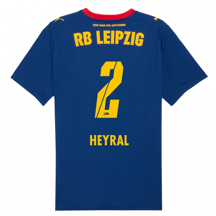 Danxen Niño Camiseta Neo Heyral #2 Marino Rojo 2ª Equipación 2025/26 La Camisa