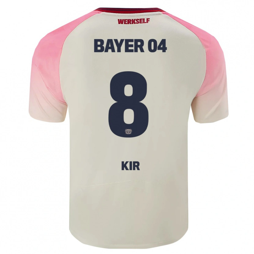 Danxen Niño Camiseta Burak Kir #8 Rosa Blanquecino 2ª Equipación 2025/26 La Camisa