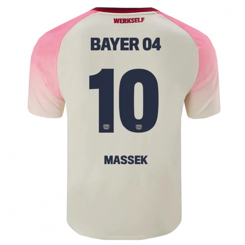 Danxen Niño Camiseta Ivan Massek #10 Rosa Blanquecino 2ª Equipación 2025/26 La Camisa