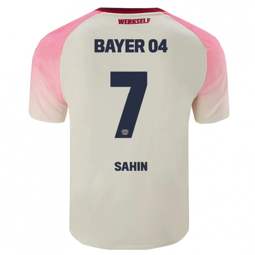 Danxen Niño Camiseta Batuhan Sahin #7 Rosa Blanquecino 2ª Equipación 2025/26 La Camisa