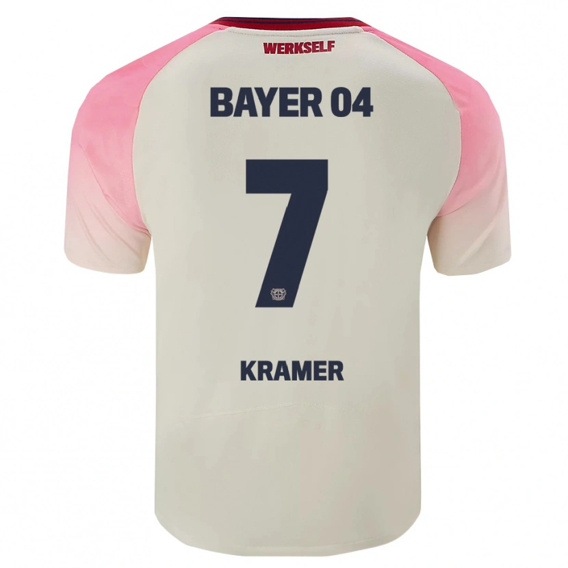 Danxen Niño Camiseta Cornelia Kramer #7 Rosa Blanquecino 2ª Equipación 2025/26 La Camisa