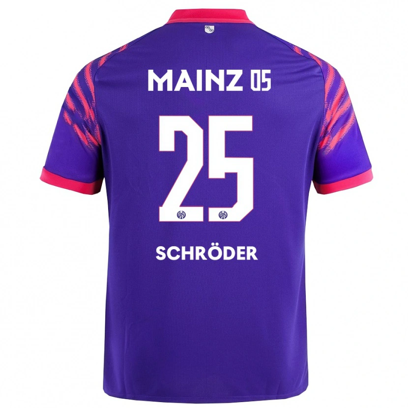Danxen Niño Camiseta Maxim Schröder #25 Marino Rosa 2ª Equipación 2025/26 La Camisa