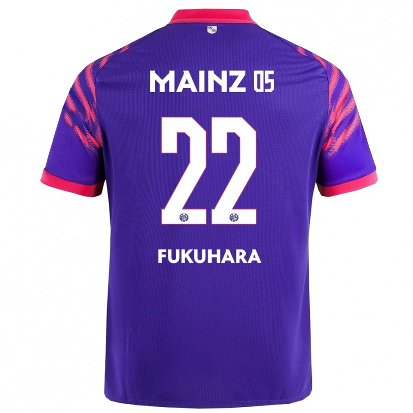 Danxen Niño Camiseta Yuuka Fukuhara #22 Marino Rosa 2ª Equipación 2025/26 La Camisa