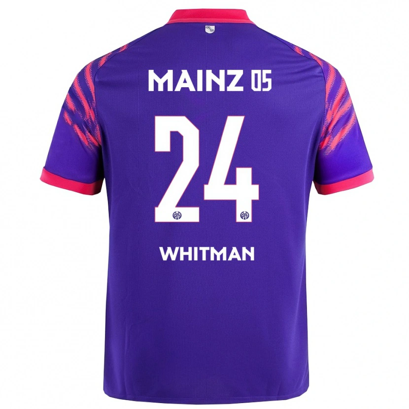 Danxen Niño Camiseta Katherine Whitman #24 Marino Rosa 2ª Equipación 2025/26 La Camisa