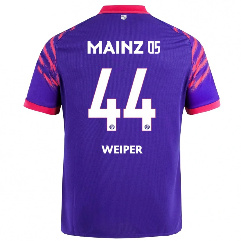 Danxen Niño Camiseta Nelson Weiper #44 Marino Rosa 2ª Equipación 2025/26 La Camisa