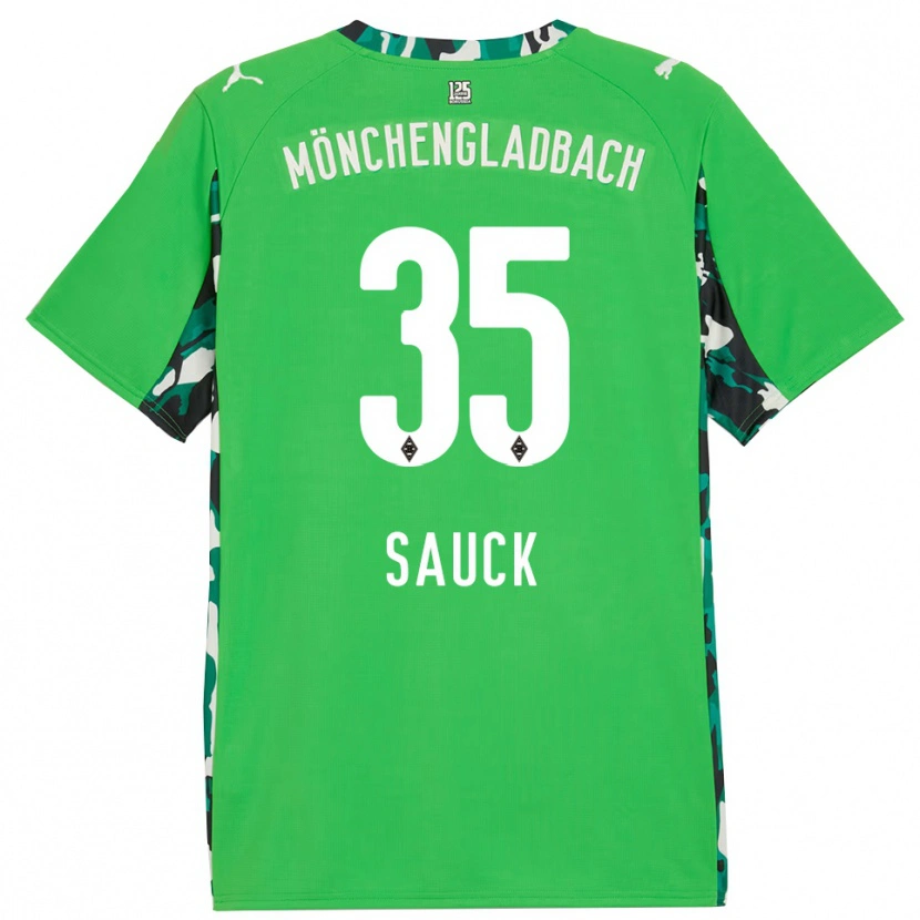 Danxen Niño Camiseta Kilian Sauck #35 Verde Negro 2ª Equipación 2025/26 La Camisa