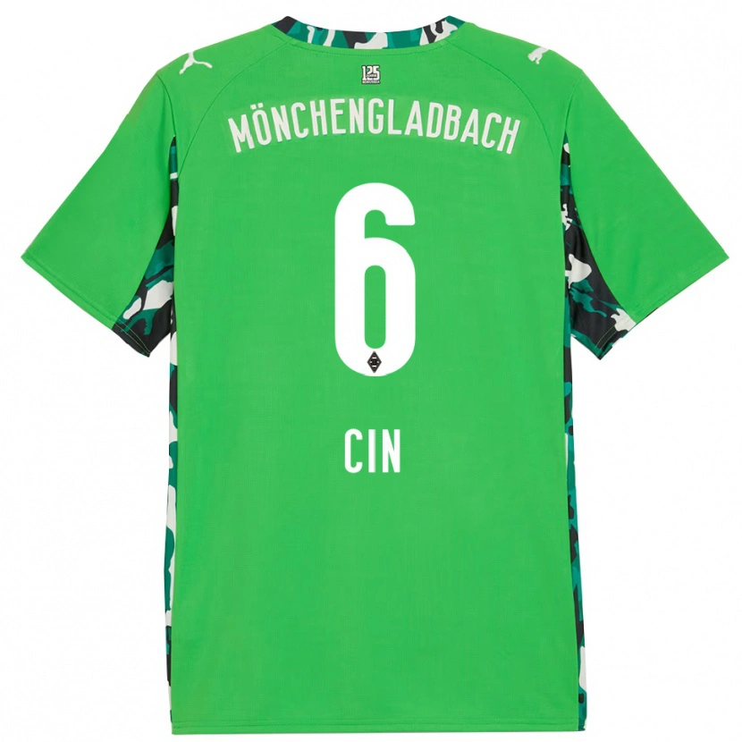 Danxen Niño Camiseta Miray Cin #6 Verde Negro 2ª Equipación 2025/26 La Camisa