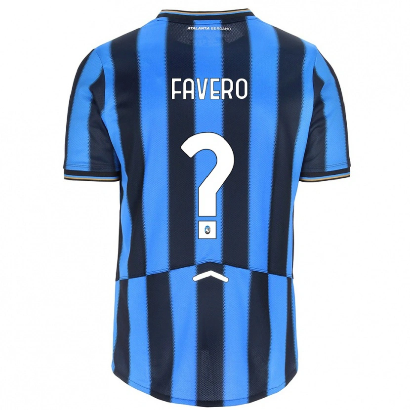 Danxen Hombre Camiseta Riccardo Favero #0 Azul Cielo Negro 1ª Equipación 2025/26 La Camisa