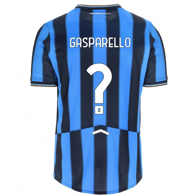 Danxen Hombre Camiseta Francesco Gasparello #0 Azul Cielo Negro 1ª Equipación 2025/26 La Camisa