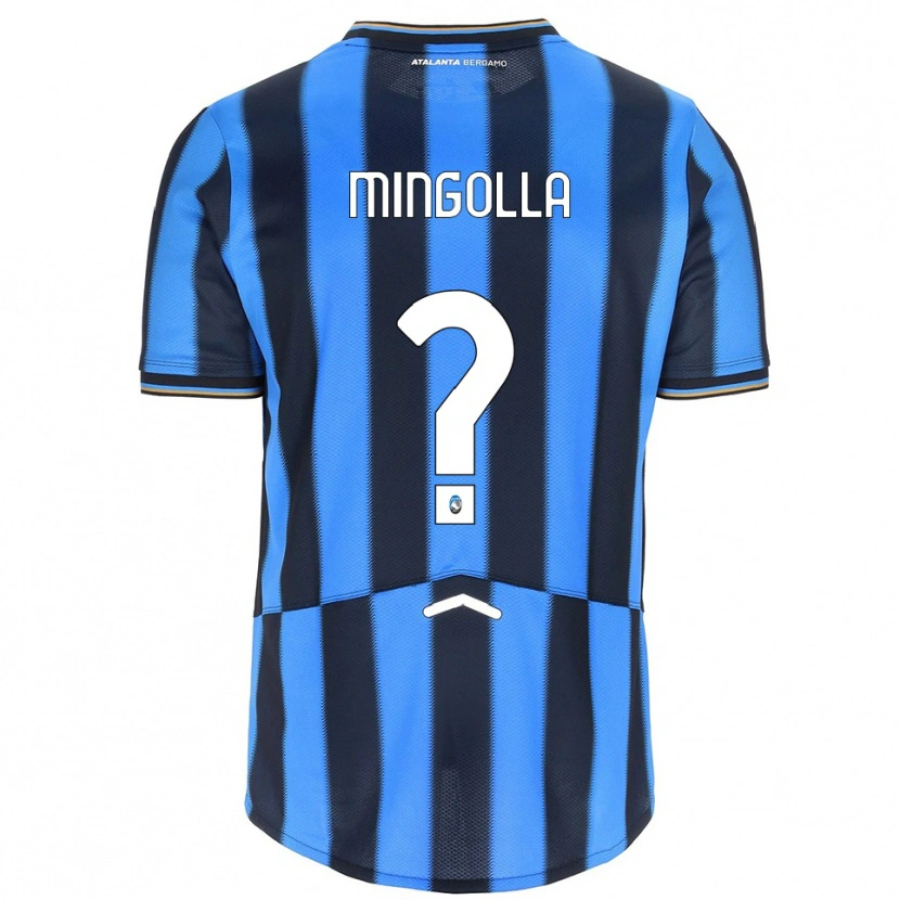 Danxen Hombre Camiseta Simone Mingolla #0 Azul Cielo Negro 1ª Equipación 2025/26 La Camisa