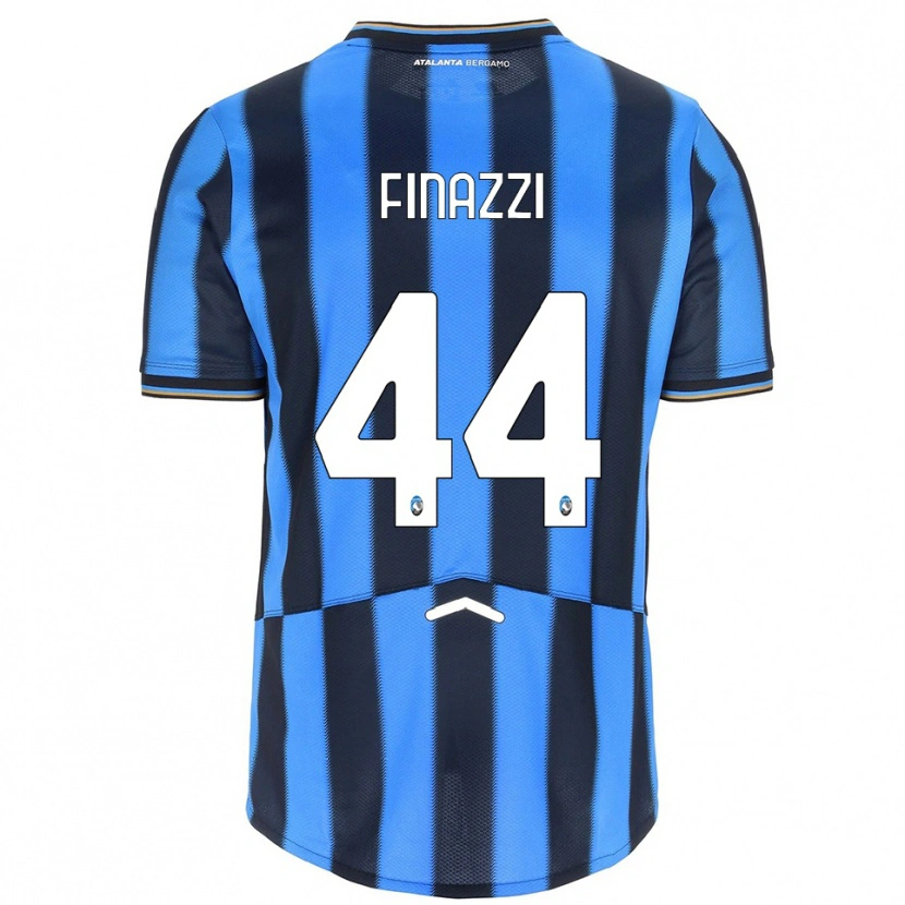 Danxen Hombre Camiseta Riccardo Finazzi #44 Azul Cielo Negro 1ª Equipación 2025/26 La Camisa