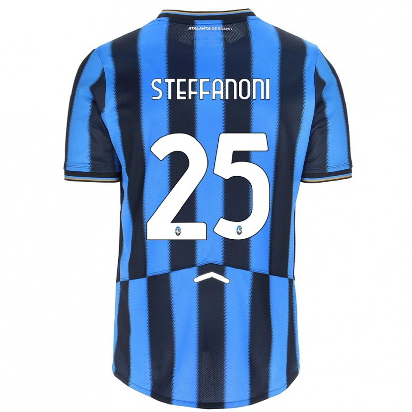 Danxen Hombre Camiseta Federico Steffanoni #25 Azul Cielo Negro 1ª Equipación 2025/26 La Camisa