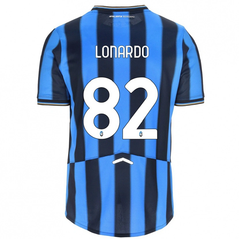 Danxen Hombre Camiseta Edoardo Lonardo #82 Azul Cielo Negro 1ª Equipación 2025/26 La Camisa