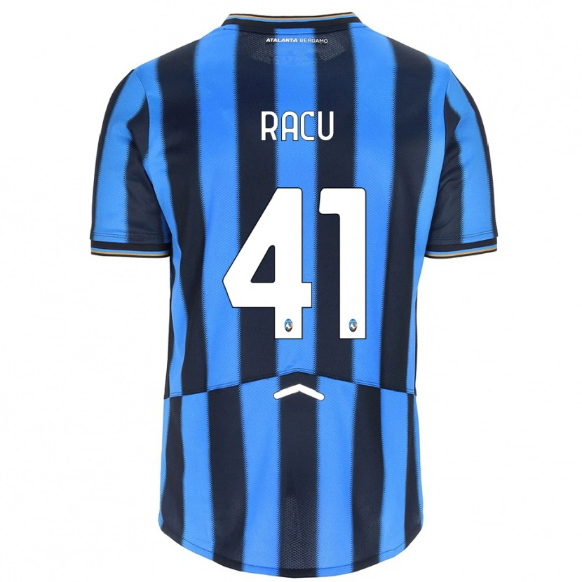 Danxen Hombre Camiseta Andrei Racu #41 Azul Cielo Negro 1ª Equipación 2025/26 La Camisa