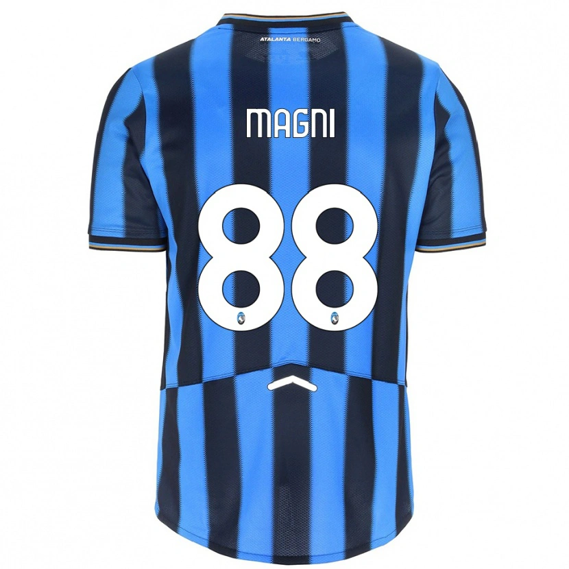 Danxen Hombre Camiseta Gloria Magni #88 Azul Cielo Negro 1ª Equipación 2025/26 La Camisa