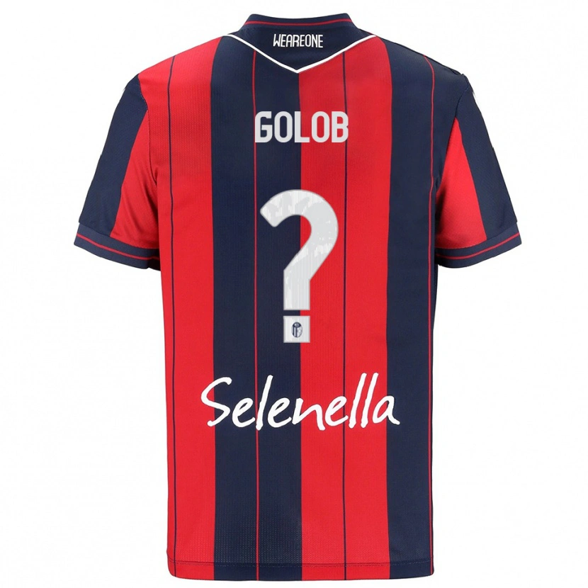 Danxen Hombre Camiseta Lana Golob #0 Rojo Marino 1ª Equipación 2025/26 La Camisa
