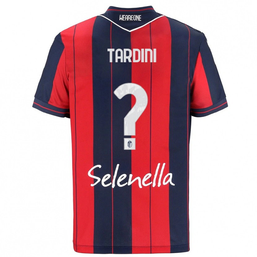 Danxen Hombre Camiseta Sara Tardini #0 Rojo Marino 1ª Equipación 2025/26 La Camisa