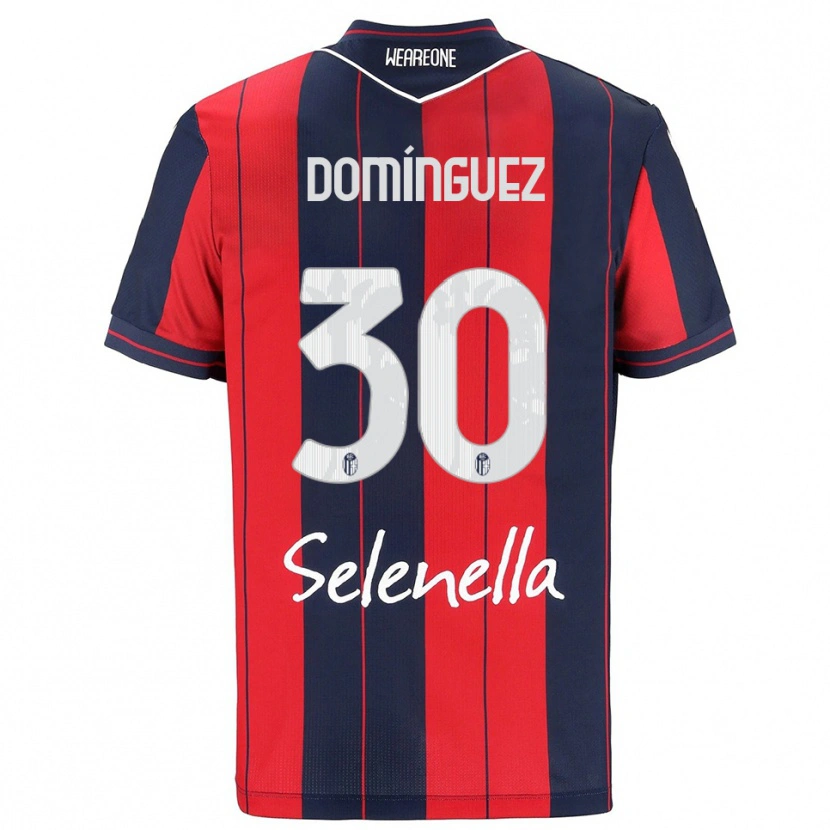 Danxen Hombre Camiseta Benja Domínguez #30 Rojo Marino 1ª Equipación 2025/26 La Camisa