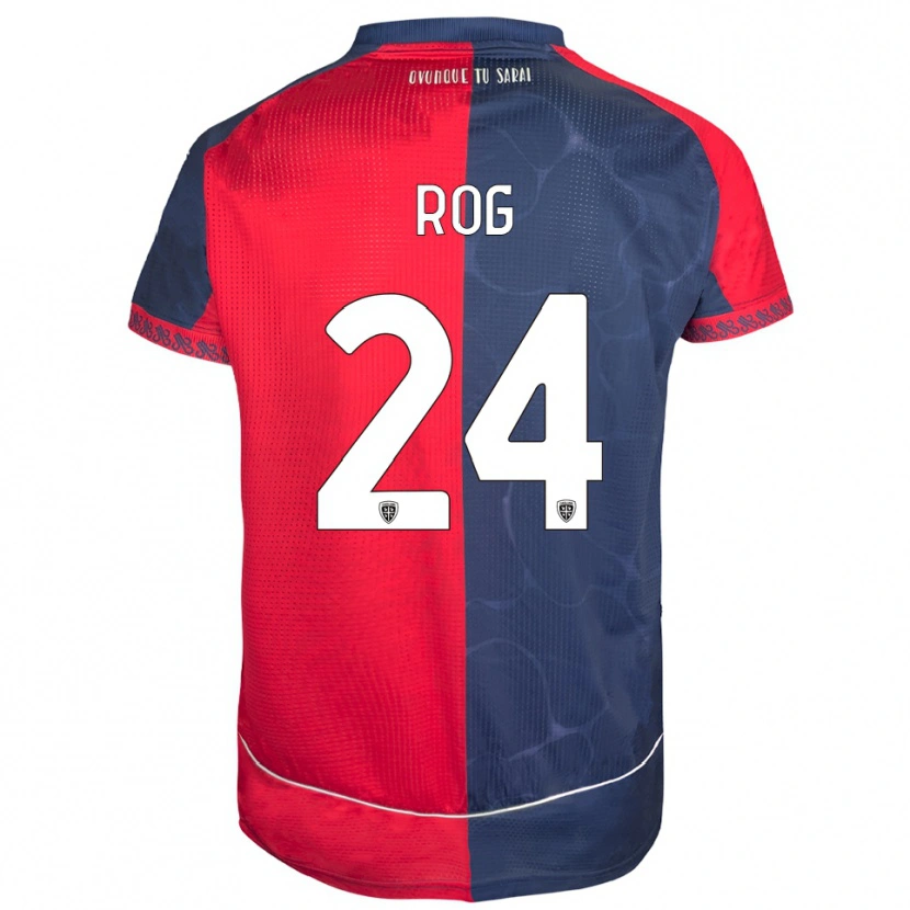 Danxen Hombre Camiseta Marko Rog #24 Rojo Marino 1ª Equipación 2025/26 La Camisa