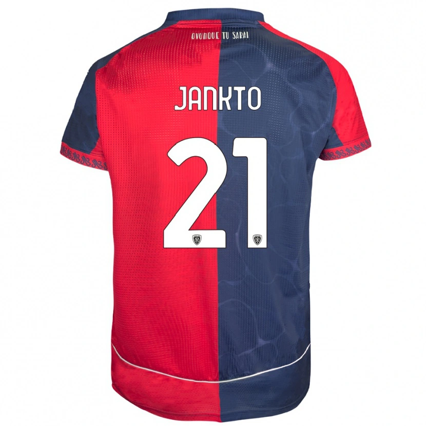 Danxen Hombre Camiseta Jakub Jankto #21 Rojo Marino 1ª Equipación 2025/26 La Camisa