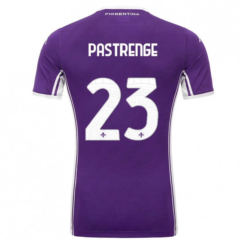 Danxen Hombre Camiseta Lucia Pastrenge #23 Púrpura Blanco 1ª Equipación 2025/26 La Camisa