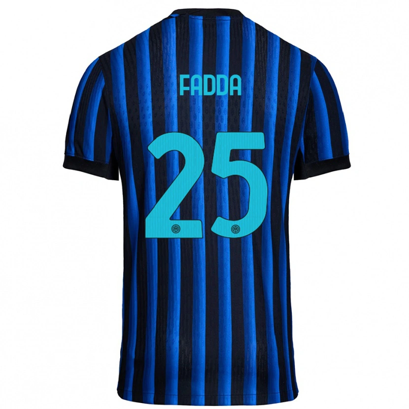 Danxen Hombre Camiseta Paola Fadda #25 Negro Azul 1ª Equipación 2025/26 La Camisa
