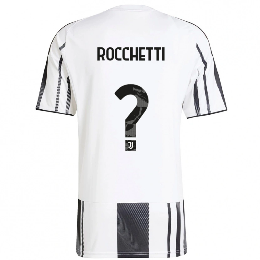 Danxen Hombre Camiseta Edoardo Rocchetti #0 Blanco Negro 1ª Equipación 2025/26 La Camisa