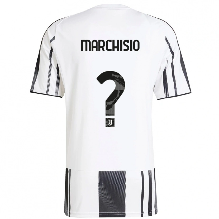 Danxen Hombre Camiseta Davide Marchisio #0 Blanco Negro 1ª Equipación 2025/26 La Camisa