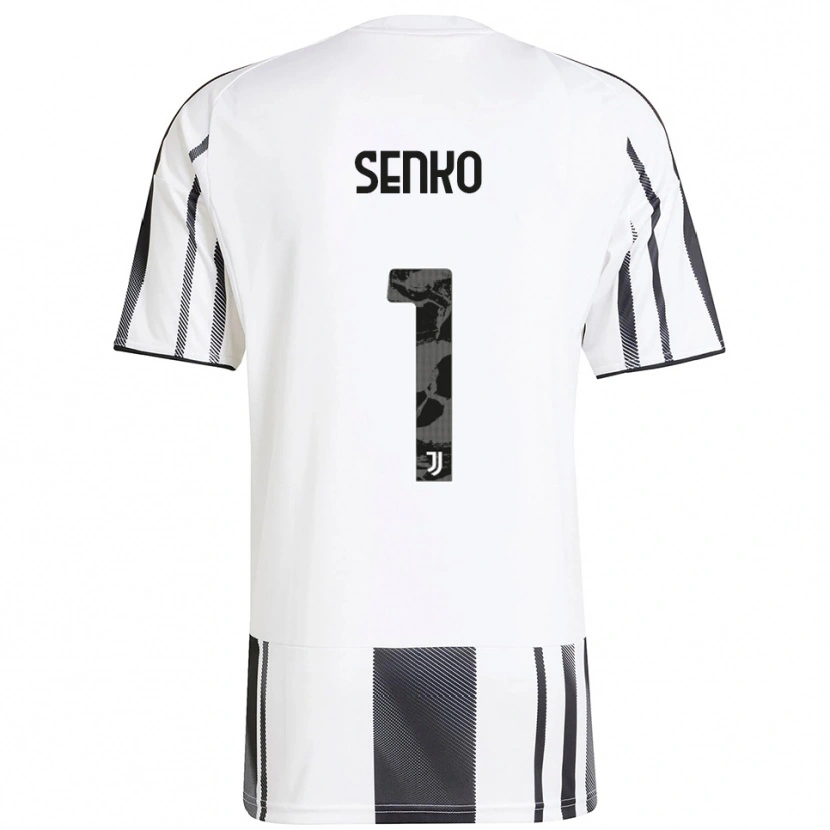 Danxen Hombre Camiseta Zsombor Senko #1 Blanco Negro 1ª Equipación 2025/26 La Camisa