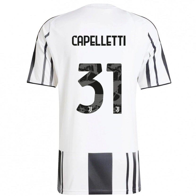 Danxen Hombre Camiseta Alessia Capelletti #31 Blanco Negro 1ª Equipación 2025/26 La Camisa