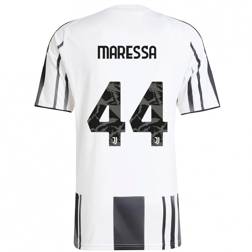 Danxen Hombre Camiseta Tommaso Maressa #44 Blanco Negro 1ª Equipación 2025/26 La Camisa
