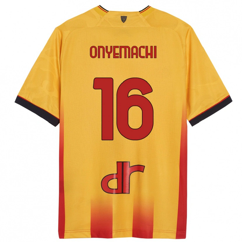 Danxen Hombre Camiseta Divine Onyemachi #16 Amarillo Naranja 1ª Equipación 2025/26 La Camisa