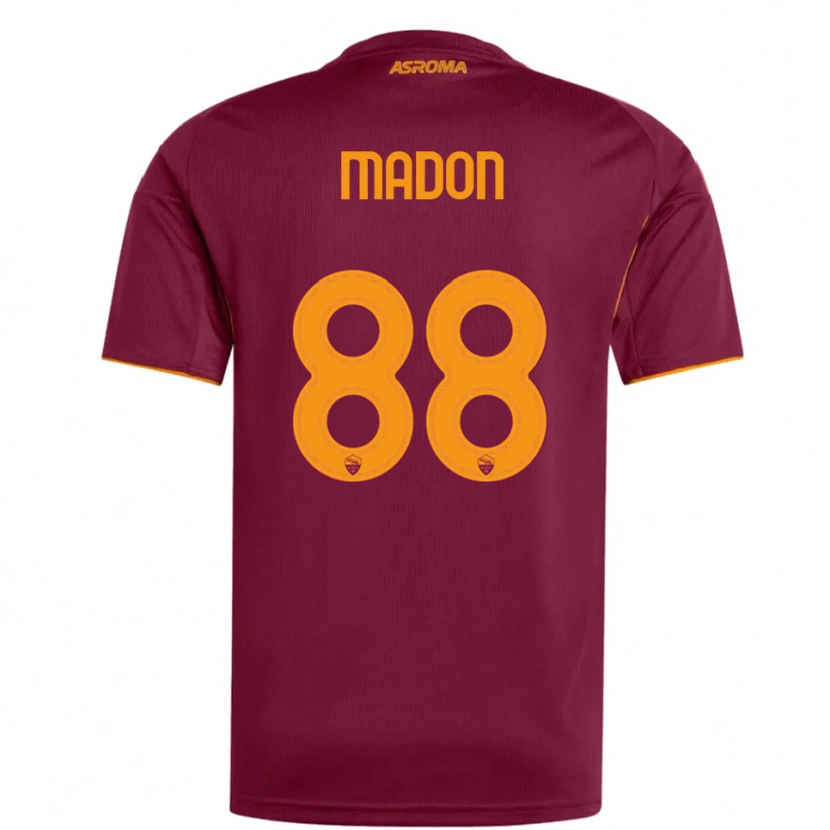 Danxen Hombre Camiseta Maja Madon #88 Borgoña Naranja 1ª Equipación 2025/26 La Camisa