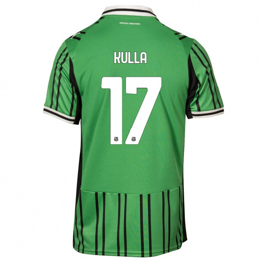Danxen Hombre Camiseta Gabriel Kulla #17 Verde Negro 1ª Equipación 2025/26 La Camisa