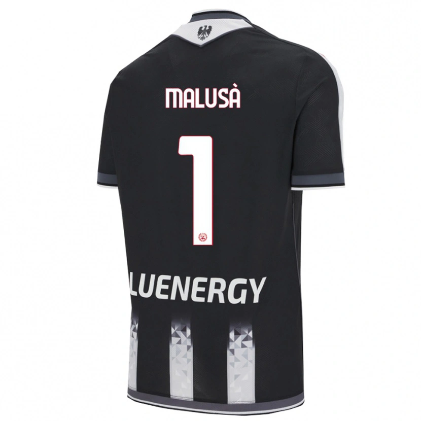Danxen Hombre Camiseta Joel Malusà #1 Negro Blanco 1ª Equipación 2025/26 La Camisa