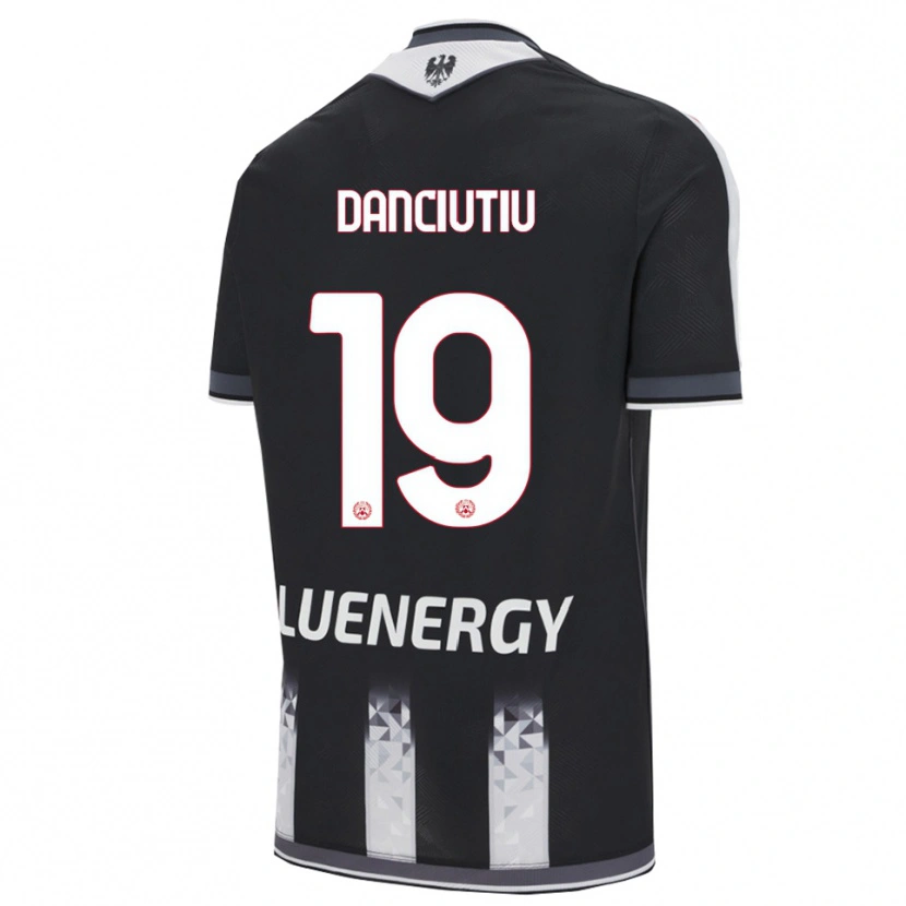 Danxen Hombre Camiseta Vlad Danciuțiu #19 Negro Blanco 1ª Equipación 2025/26 La Camisa
