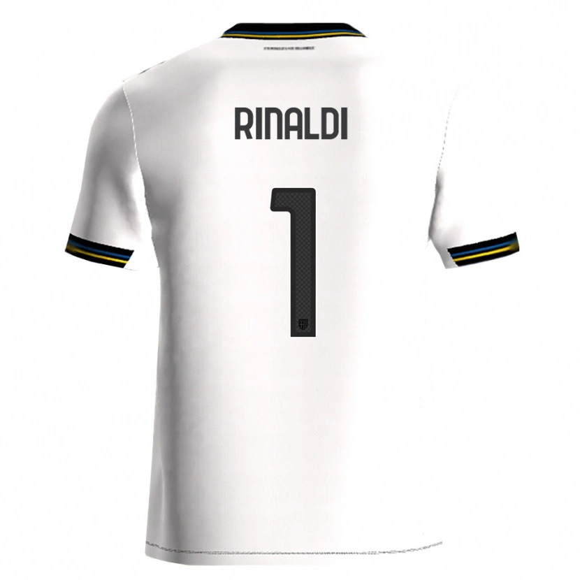 Danxen Hombre Camiseta Filippo Rinaldi #1 Blanco Negro 1ª Equipación 2025/26 La Camisa