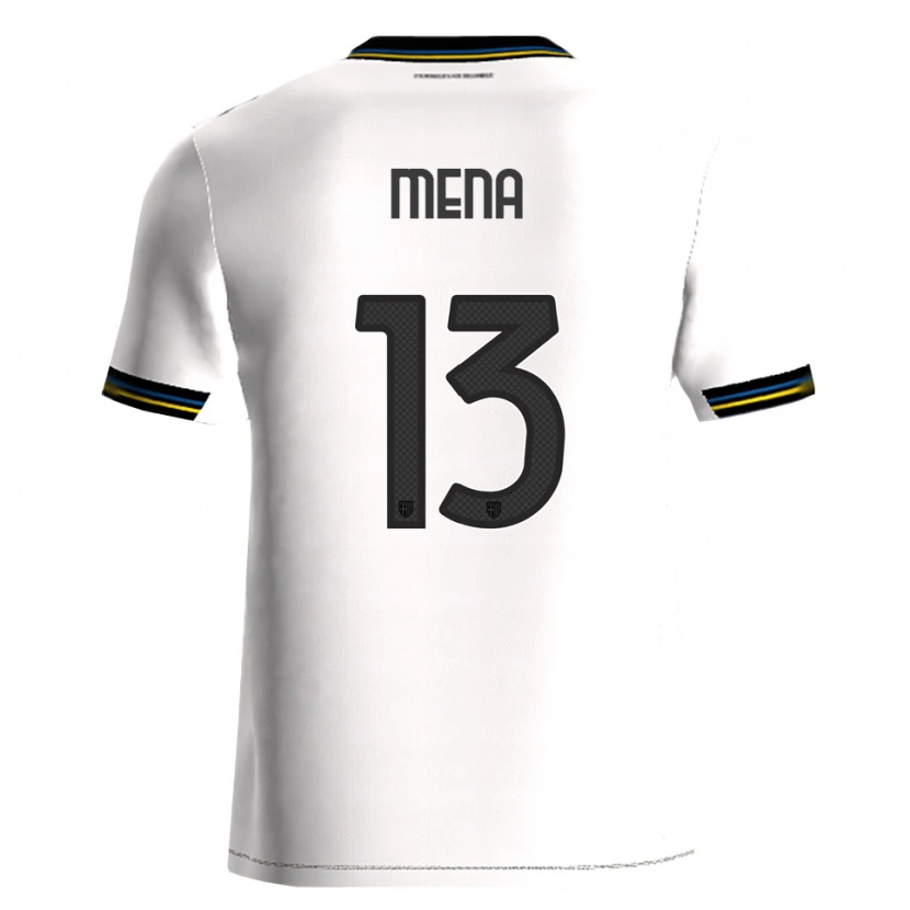 Danxen Hombre Camiseta Marlon Mena #13 Blanco Negro 1ª Equipación 2025/26 La Camisa